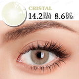 Popxstar 【1*contacts Lenses+1*tweezers+1*lenses Case】 Contacts Pupil Natural Contact Lenses For Eyes Yearly Cosmetic Contacts Lenses