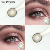 Popxstar  0~-6.00 Myopia Lenses Colored Contact Lenses with Degree Bubble Series Natural Eye Contact Prescription Lenses