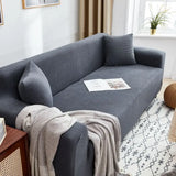Popxstar Adjustable Elastic Sofa Cover Armchair Protector Corner L Shape Stretch Slipcovers Couch Cover 1/2/3/4/5 Seater  For Living Room