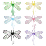 Gift Halloween Costume Fairy Wings Sparkling Women Girls Princess Angel Wing Dragonfly Elf Wings for Cosplay, Party, Dress Up