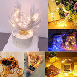Popxstar cabin weekend inspo 1M 2M 3M 5M LED Fairy Light Mini Christmas Light Copper Wire String Light Night lamp  Waterproof for Wedding Xmas Garland Party