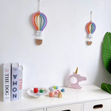 Rainbow hot air balloon Dream catcher Dreamcatcher living room bedroom children's room tassel tapestry Wall decoration pendant