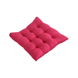 Popxstar Solid Chair Cushion Square Mat Cotton Upholstery Soft Padded Cushion Pad Office Home Or Car Garden Sun Lounge Seat Cushion