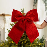 Christmas Tree Bow Decoration Merry Christmas Decoration For Home Pendant Xmas Ornaments Navidad Natal New Year Gift