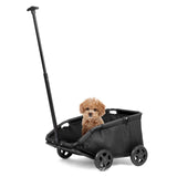 Mini Dog Stroller 4 Wheels Lightweight Portable Dog Cat Carrier Cart with Telescopic Handle Small Dog Strollers Outdoor Walking