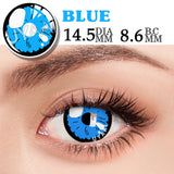 Popxstar Cosplay Anime Color Contact Lenses for Oshi No Ko Ai Ai Hoshino Rubi Ruby Akuamarin Kana Purple Lenses Red Lenses Pink Len