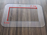 Popxstar Transparent Switch Protective Cover Socket frame Decor waterproof punch-free acrylic Panel sticker