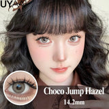 Popxstar  Contact Lenses Cosmetics Lenses Choco Jump Series Eye Color Lens Beauty Black contacts Woman Accesories Natual  Brown lens