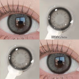 Popxstar  2PCS Halloween Myopia Contact Lenses Cosplay Colored Contact Lenses Prescription Lens Natural Pupils Eye Color Lenses