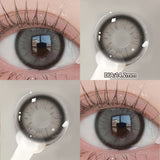 Popxstar 2PCS Halloween Myopia Contact Lenses Cosplay Colored Contact Lenses Prescription Lens Natural Pupils Eye Color Lenses