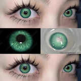Popxstar  1 Pair Colored Contact Lenses Natural Look Brown Eye Lenses Gray Contact Blue Lenses Fast Delivery Green Eye