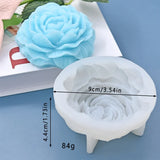 Popxstar Large Peony Flower Silicone Candle Mold Diy Handmade 3D Rose Candle Soap Plaster Resin Cake Baking Tool Home Decoration Gift