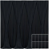 Popxstar 2PCS Sage green Backdrop Curtain for Party Wedding Wrinkle Free Photo Curtains Backdrop Drapes Fabric Decoration for Baby Shower