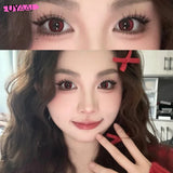 NEW Colored Contact Lenses Beauty Women Green Lens Nature Look Brown Lens Colorful Contact Lens 14.5mm Big Eyes Blue Lens