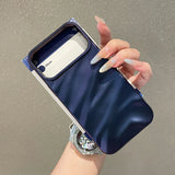 Luxury 3D Curly Wavy Texture Phone Case For iPhone 17 Air 16 15 14 Plus 13 Pro Max Soft Shockproof Phone Back Cover