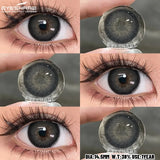 1 Pair Natural Colored Contact Lenses Gray Colorful Lenses Green Contact Yearly Blue Beautiful Pupils Brown Eyes Lenses