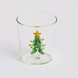 Popxstar 1pc Christmas Tree Mug Cute Cup Glass Cups  Glass Mug  Coffee Mug Home Decoration Christmas Gift Christmas Decoration 300ml