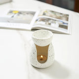 Popxstar  Ceramic Essential Oil Burners Waxes Melt Burners Warmer Tealight Candle Holders Ornament Home Tabletop Decoration Yoga Spa Gifts