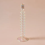 Popxstar Glass Candle Holder Home Decor Nordic Rainbow Vase Flower Table Living Room Decoration Candlestick Holder for Wedding
