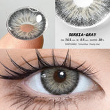 Popxstar New Colored Contact Lenses for Eyes 1 Pair Fashion Blue Eyes Lenses Brown Contacts Green Lenses Yearly Gray Contacts