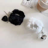 Popxstar  DIY Star Soft Plush Headphone Case For Airpods 1 2 3 Pro Silicone Protective Cover For AirPods Pro 2 With Pearl Love Pendant