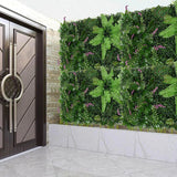 Popxstar 60x40cm Artificial Green Wall Landscape Home Garden Jungle Decor Fake Plants Hanging Grass Greenery Wall Panels Garden Fence