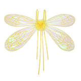 Gift Halloween Costume Fairy Wings Sparkling Women Girls Princess Angel Wing Dragonfly Elf Wings for Cosplay, Party, Dress Up