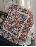 1 Piece Decorative Pillowcases Ruffle Design Pillow Cover Rustic Lace Pillowcase Bed Princess Throw Pillow Case