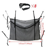 Large Capacity Swimming Pool Hanging Storage Bag Folding Heavy Duty Swimming Pool Bag Adjustable Kids Toys Storage Bags