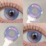 Popxstar 2PCS Halloween Myopia Contact Lenses Cosplay Colored Contact Lenses Prescription Lens Natural Pupils Eye Color Lenses