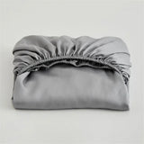 Popxstar Washed Cotton Mattress Covers with Elastic Band Solid Color Fitted Sheet Soft Comfort Mattress Protector Queen King Size Bed 1pc