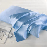 Popxstar Natural Mulberry Silk Pillowcase Decorative Luxury 6A Bed Decorative Cushion Cover Solid Envelope Style Luxury Pure Pillow Case