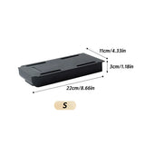 Popxstar  Self Adhesive under Desk Storage Drawer Box - Makeup Pencil Tray Desk Organizer Hidden Stand for Home & School Desk