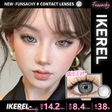 Popxstar  1 Pair Colored Contact Lenses Eye Color Lenses Natural Lenses Pupils Brown Blue Grey Fashion Lens Yearly Cosmetics Lens