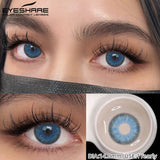 Colored Contact Lenses for Eyes Natural Gray Eye Lenses Brown Pupils Lens Blue Eye Lenses Yearly Soft Makeup Lenses