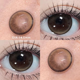 1Pair Real Color Eye Lenses Myopia Pink Blue Contact Lenses Eye Color Lenses Makeup Pupils Graduate Lenses Fast Shipping
