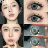 2pcs Color Contact Lenses Blue Natural Pupils High Quality Brown Circle Lense Beauty Fashion Health Lens Cosmetics Yearly