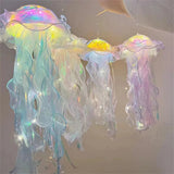Popxstar Jellyfish Pendant Lamp, Portable Jellyfish Lamp, Luminous Jellyfish, Artificial Jellyfish, Glowing Jellyfish Ornament Decoration