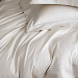 Popxstar  1200TC Egyptian Cotton Luxury Solid Color Hotel Style Satin Silky Bedding Set Duvet Cover Flat/Fitted Bed Sheet Pillowcases 4Pcs