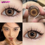 14.5mm Big Black Lenses Colored Contact Lenses Brown Natural Look Lenses Soft Colored Pupils Beauty Cosmetics large black