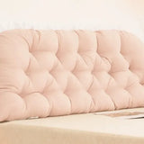 Popxstar Giant Tatami Plush Cushion Soft Lace Headboard Neck Stuffed Pillow Body Bedside Back Bed Cushion Large Backrest Support Bolster