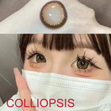 Popxstar Coslens Super Big 14.50mm  Contacts Lenses with Power for Eye Colors Anime Eyewear Accessories lentes de contacto Colliopsis