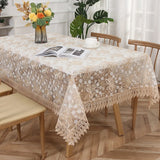 Best-selling Lace Tablecloth Net-like Embroidery Tablecloth Floral Rural Style Decoration TV Cabinet Coffee Table Dining Table