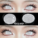 Cosplay Color Contact Lenses for Eyes Anime Eye Lens Black Lenses White Contact Lenses Cosmetic Color Lens Eyes 1Pair