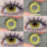 Popxstar  New Green Contact Lenses Beauty Eye lenses Myopia Color Contact Lenses for Eyes Natural Color Pupils Blue Lens 2pcs/pair