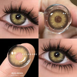 1 Pair Color Contact Lenses for Eyes Color Eye Lens Brown Eye Lenses  Gray Pupils Lens Yearly Black Contacts