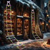3.2M Santa Ladder LED Light USB Powered 8 Flashing Modes Climbing Santa Xmas LED Light Waterproof Xmas Ladder Light