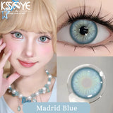 Popxstar  1 Pair New Kio Style Color Contact Lenses with Diopter Myopia Eyes Cosplay Contacts Lens  Halloween Contact Lenses Makeup