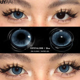 Popxstar Colored Contacts Lenses Natual Pupils for Eyes Natural Look Eye Contacts Grey Fashion Lenses Beauty Green Eye Color Lens