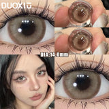 Popxstar  1Pair New Freshly Colour Contacts Lenses Doll Natural Eye Lenses Dark Blue  Beauty Pupil Green Gray Lenses Fast Shipping